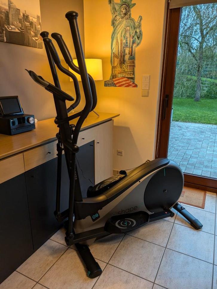 Domyos vélo elliptique E Shape noir, Sport en Fitness, Fitnessapparatuur, Gebruikt, Crosstrainer, Metaal, Ophalen