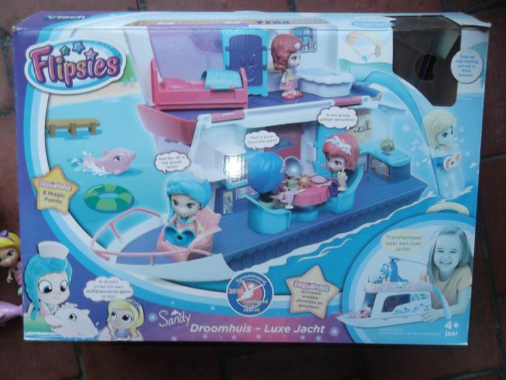 Flipsies - Sandy’s Droomhuis en luxejacht, Kinderen en Baby's, Speelgoed | Vtech, 4 tot 6 jaar, Ophalen of Verzenden
