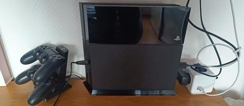 PS4 met 2 controllers, externe HD en 7 games, Games en Spelcomputers, Spelcomputers | Sony PlayStation 4, Gebruikt, Original, Met 2 controllers