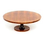 Palissander design tafel Angelo Mangiarotti Bernini jaren 60, Huis en Inrichting, Tafels | Salontafels, Overige materialen, Rond