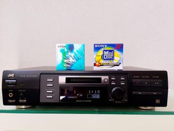 JVC XM 448 "TOP" Mini Disc  Speler + 2 nieuw disc's. beschikbaar voor biedingen
