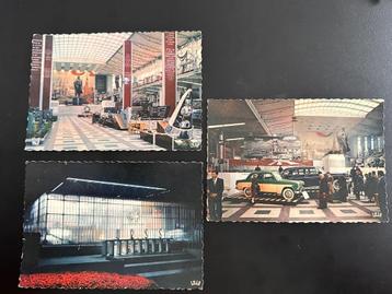 3 cartes postales EXPO 58 URSS