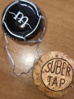 Capsule&bouchon Cava d'Espagne CAVAS HILL noir&blanc nr41852, Verzamelen, Wijnen, Ophalen of Verzenden, Nieuw, Spanje, Overige typen