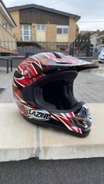 Casque Cross Lazer taille Xs très bon état, Motoren, Ophalen, Offroadhelm, Tweedehands, XS