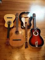 Lot van 4 gitaren, Klassieke of Spaanse gitaar, Gebruikt, Ophalen of Verzenden
