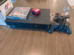 Playstation 2 + 2 controllers + spellen, Games en Spelcomputers, Ophalen, Gebruikt