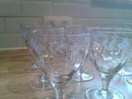Collectie ronde glazen geslepen, Ophalen