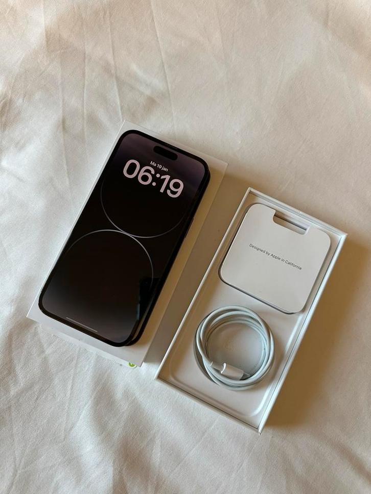 iPhone 14 Pro Max - 256 Go, Télécoms, Téléphonie mobile | Apple iPhone, Comme neuf, 256 GB, iPhone 14, Noir, Enlèvement