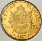 Gouden munt 50fr 1857-A , Frankrijk, Goud, Frankrijk, Ophalen of Verzenden, Losse munt