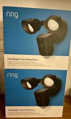 2 x Ring Floodlight Cam Wired Plus, Bricolage & Construction, Sans fil, Mouvement, Comme neuf, Enlèvement