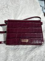 Sac a bandoulière Claudie Pierlot en cuir couleur prune, Bijoux, Sacs & Beauté, Autres marques, Cuir, Enlèvement ou Envoi, Autres couleurs