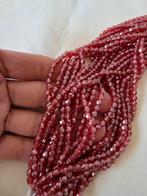 Lot de 24 rangs de perles de grenat facetté, Bijoux, Sacs & Beauté