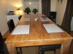 eettafel met stoelen, Huis en Inrichting, Ophalen, Teakhout, Zo goed als nieuw, Vijf personen of meer