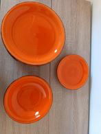18 oranje platen, Huis en Inrichting, Keuken | Servies, Ophalen