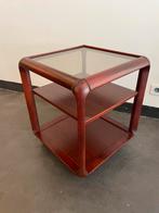Table d’appoint 70’s acajou massif, Ophalen