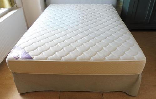 tweepersoons bed, Huis en Inrichting, Slaapkamer | Bedden, Gebruikt, Tweepersoons, 140 cm, 200 cm, Hout, Wit, Ophalen
