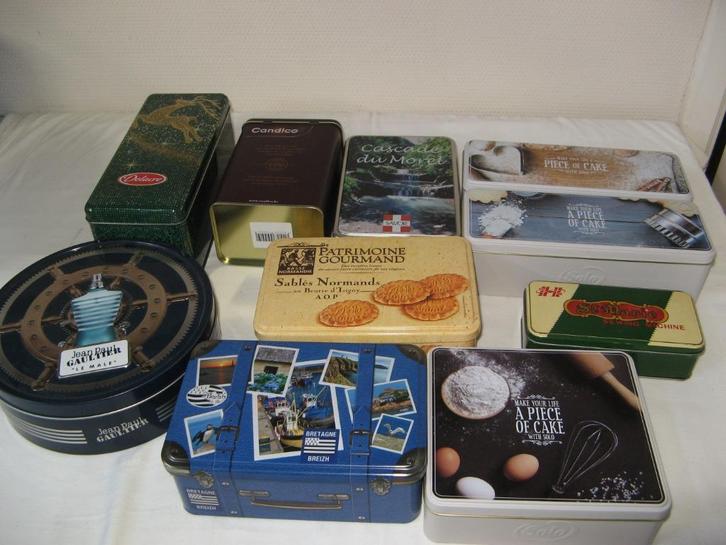Différentes boîtes métalliques, Verzamelen, Blikken, Zo goed als nieuw, Overige, Ophalen of Verzenden