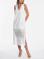 Robe blanche, belle avec parties transparentes, neuve,, ANDERE, Envoi, Blanc, Autres types