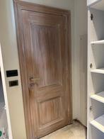 Massief eiken deuren (4stuks), Doe-het-zelf en Bouw, Ophalen, Binnendeur, Zo goed als nieuw, 200 tot 215 cm