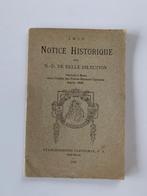 Notice historique sur N.-D. de belle dilection, 1921, Enlèvement ou Envoi