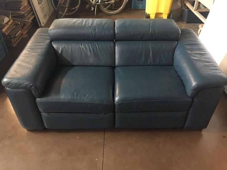 Canapé, Huis en Inrichting, Zetels | Zetels, Zo goed als nieuw, Tweepersoons, 150 tot 200 cm, 75 tot 100 cm, Leer, Ophalen