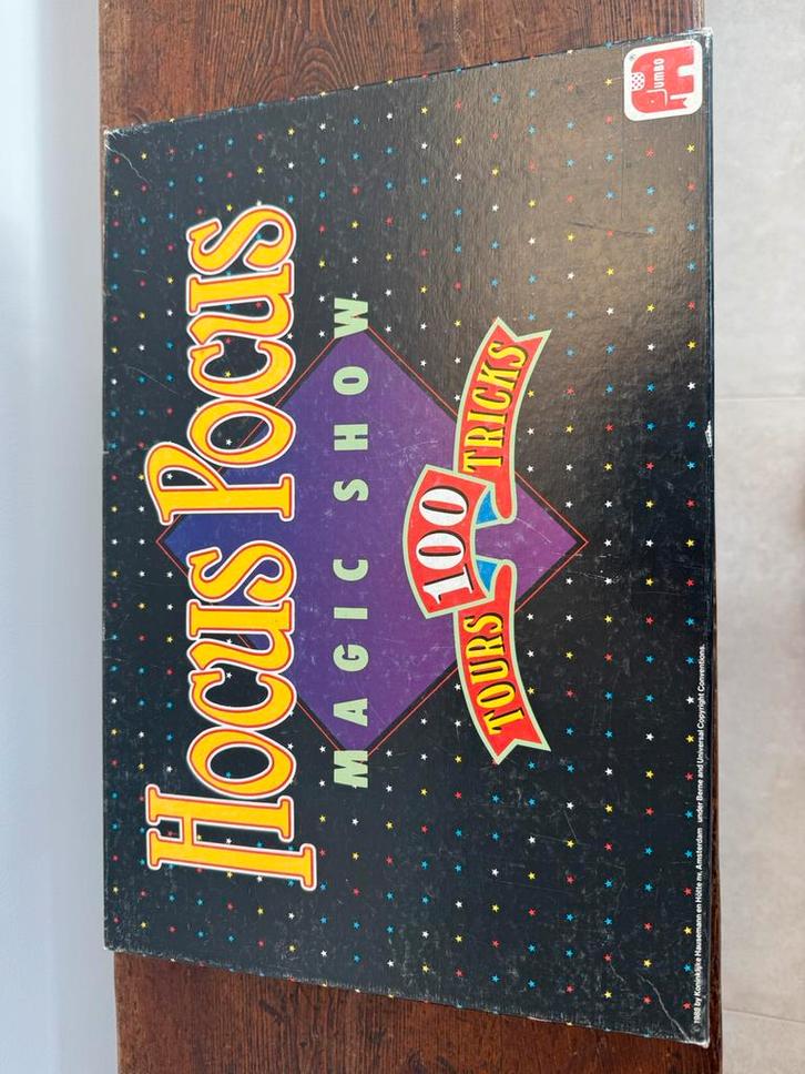 Vintage goocheldoos 1988, Hobby en Vrije tijd, Gezelschapsspellen | Kaartspellen, Gebruikt, Een of twee spelers, Ophalen