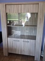 Stevige vitrinekast, Ophalen, 100 tot 150 cm, Zo goed als nieuw, Modern