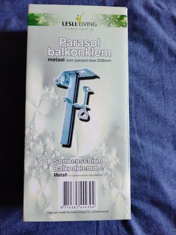 Parasol balkonklein metaal 38mm , spanwijdte 190 mm beschikbaar voor biedingen