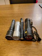4 zaklampen, Ophalen of Verzenden, Gebruikt, Batterij