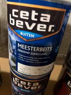 Cetabever dekkende beits ivoorwit 0,75liter, Ophalen of Verzenden, Nieuw, Materiaal