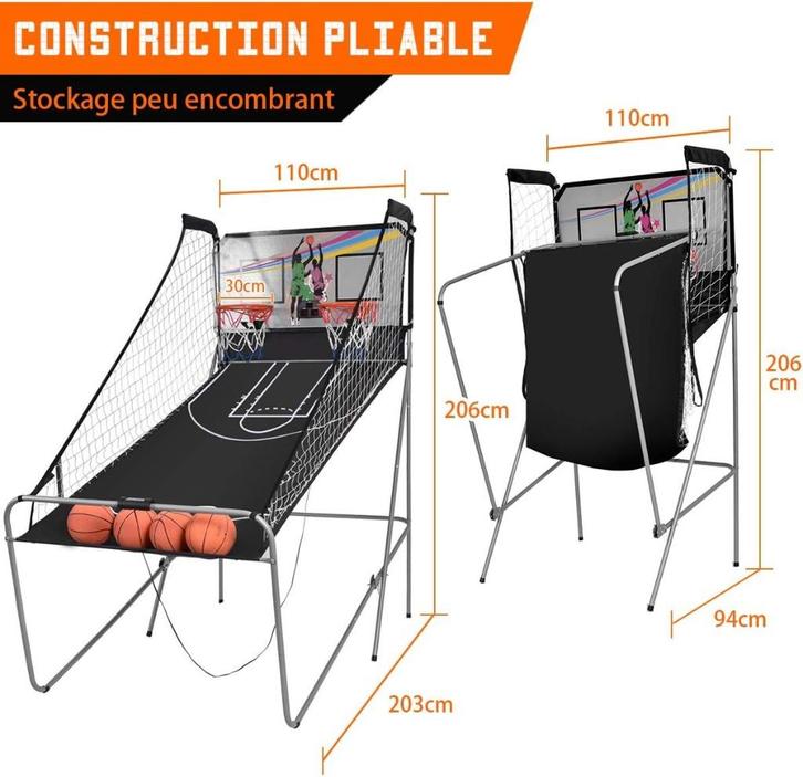 panier de basket arcade, Sports & Fitness, Basket, Neuf, Autres types, Enlèvement