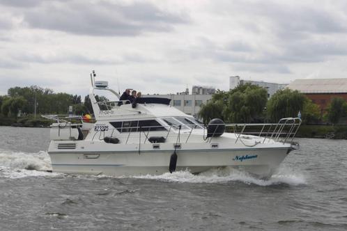 Motorjacht Birchwood TS37, Watersport en Boten, Motorboten en Motorjachten, Gebruikt, Polyester, 9 tot 12 meter, Diesel, Binnenboordmotor