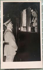 Carte postale Hitler et Mussolini, Enlèvement ou Envoi, Armée de terre, Photo ou Poster