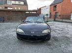 Mazda mx5 cabrio 1,6 benzine 96000 km 1 ste eigenaar, Auto's, Zwart, Bedrijf, Handgeschakeld, Zetelverwarming