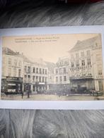 TOP Dendermonde-hoek groote markt met ijzermagazijn en cafe, Ophalen of Verzenden