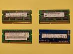 Memory modules van 2 Gb en 4 Gb voor laptops, Gebruikt, Ophalen of Verzenden, Laptop