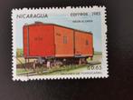 Nicaragua 1983 - chemins de fer - train, Timbres & Monnaies, Timbres | Timbres thématiques, Trains, Affranchi, Enlèvement ou Envoi