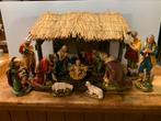 Oude kerststal met grote beelden, Diversen, Gebruikt, Ophalen