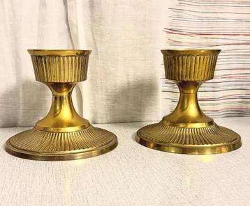 Koperen kandelaars, stukprijs beschikbaar voor biedingen