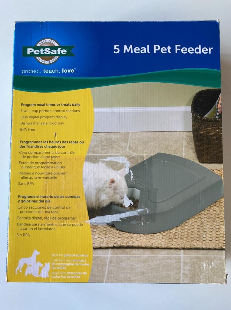 Vast en zeker Temmen Crack pot ② Automatische-voerbak 'Petsafe Eatwell' voor huisdieren — Overige  Dieren-accessoires — 2dehands