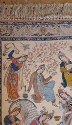 prachtige perzisch Picturaal Isfahan-tapijt, Antiquités & Art, Tapis & Textile, Enlèvement
