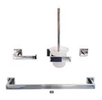 OP=OP Accessoire set, Chroom, Handdoekrek + Garantie, Koplar, Ophalen of Verzenden, Nieuw