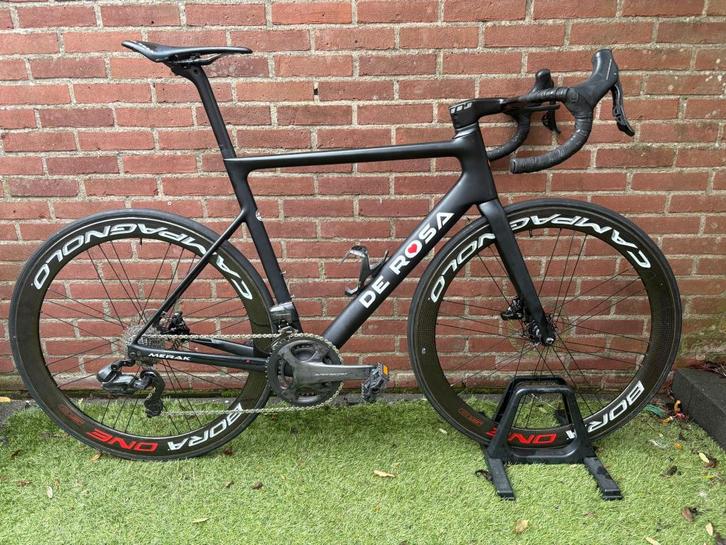 De Rosa Merak (52,5) Campagnolo Super Record Wireless, Fietsen en Brommers, Fietsen | Racefietsen, Zo goed als nieuw, Overige merken