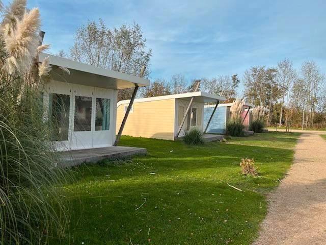 Kampeer cabin chalet safari hut camping lodge glamping 8x, Caravans en Kamperen, Stacaravans, tot en met 5, Ophalen