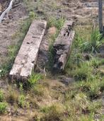 2 treinbils, Tuin en Terras, Bielzen en Borduren, Ophalen, Gebruikt, Hout, Biels