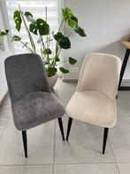 4 stoffen stoelen, Huis en Inrichting, Stoelen, Ophalen, Zo goed als nieuw, Vier, Stof