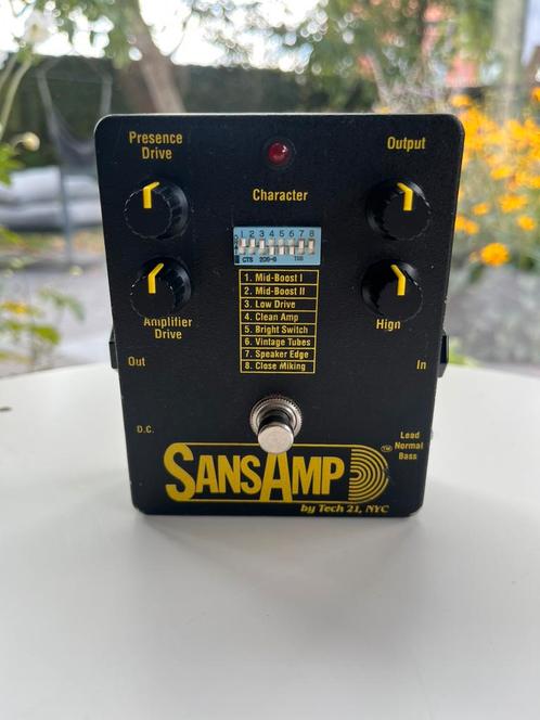 Tech 21 Sansamp Original preamp/distortion COBAIN IN UTERO, Muziek en Instrumenten, Effecten, Gebruikt, Distortion, Overdrive of Fuzz