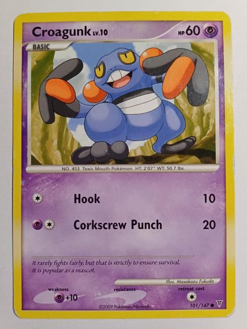 Pokémonkaart Croagunk Lv.10 Supreme Victors 101/147, Hobby & Loisirs créatifs, Jeux de cartes à collectionner | Pokémon, Utilisé