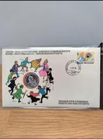 Pièce rare : Timbre des 50 ans de Tintin créé par Herg, Antiquités & Art, Argent, Enlèvement ou Envoi