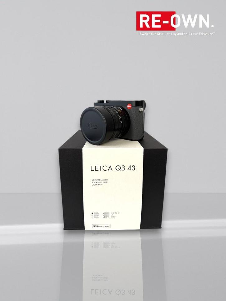 Leica Q3 43mm 19084 "mint conditie" + garantie + factuur, Audio, Tv en Foto, Fotocamera's Digitaal, Zo goed als nieuw, Compact
